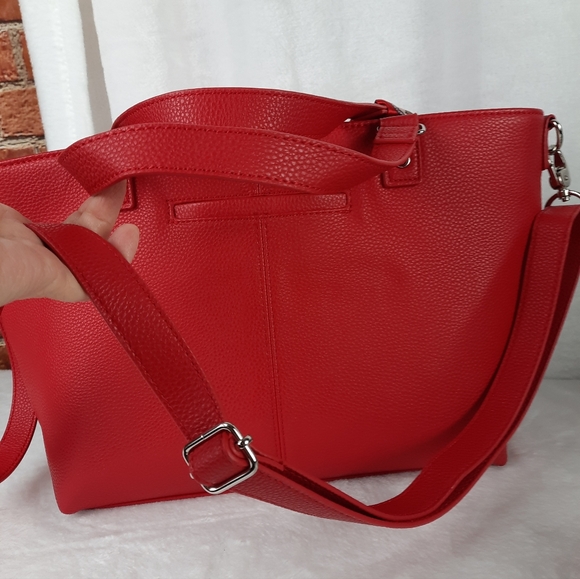 Jewell Elegant Red Tote Bag - Picture 4 of 15